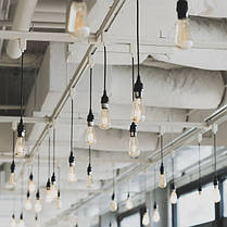 LED лампа VIDEX Filament ST64FD 6W E27 4100K дімерна, фото 4