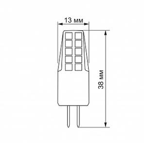 LED лампа VIDEX G4C 12V 2W G4 4100K, фото 4