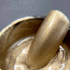 Гель-фарба для розпису на нігтях золота CROOZ gel paint EXTRA GOLD 5 г
