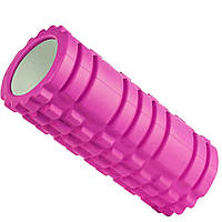 Масажний ролик (роллер) U-POWEX EVA foam roller (33x14см.) Pink x-sport