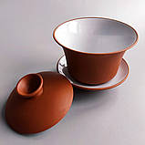 Гайвань керамічна глазурована Коричнева, фото 2