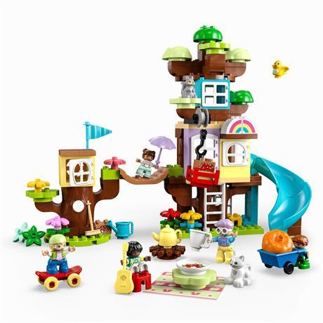 Конструктор LEGO DUPLO (Лего Дупло) Town Будиночок на дереві 3 в 1, 126 деталей (10993) Оригінал