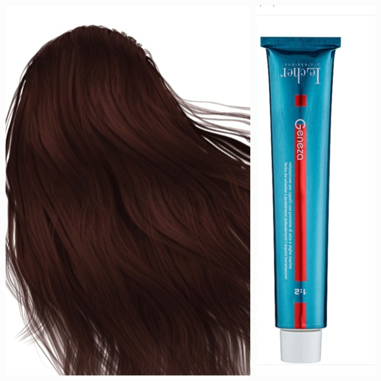 Крем-фарба для волосся Geneza 5.3 (5SD) світло-золотисто-коричневий Le Cher 100 мл