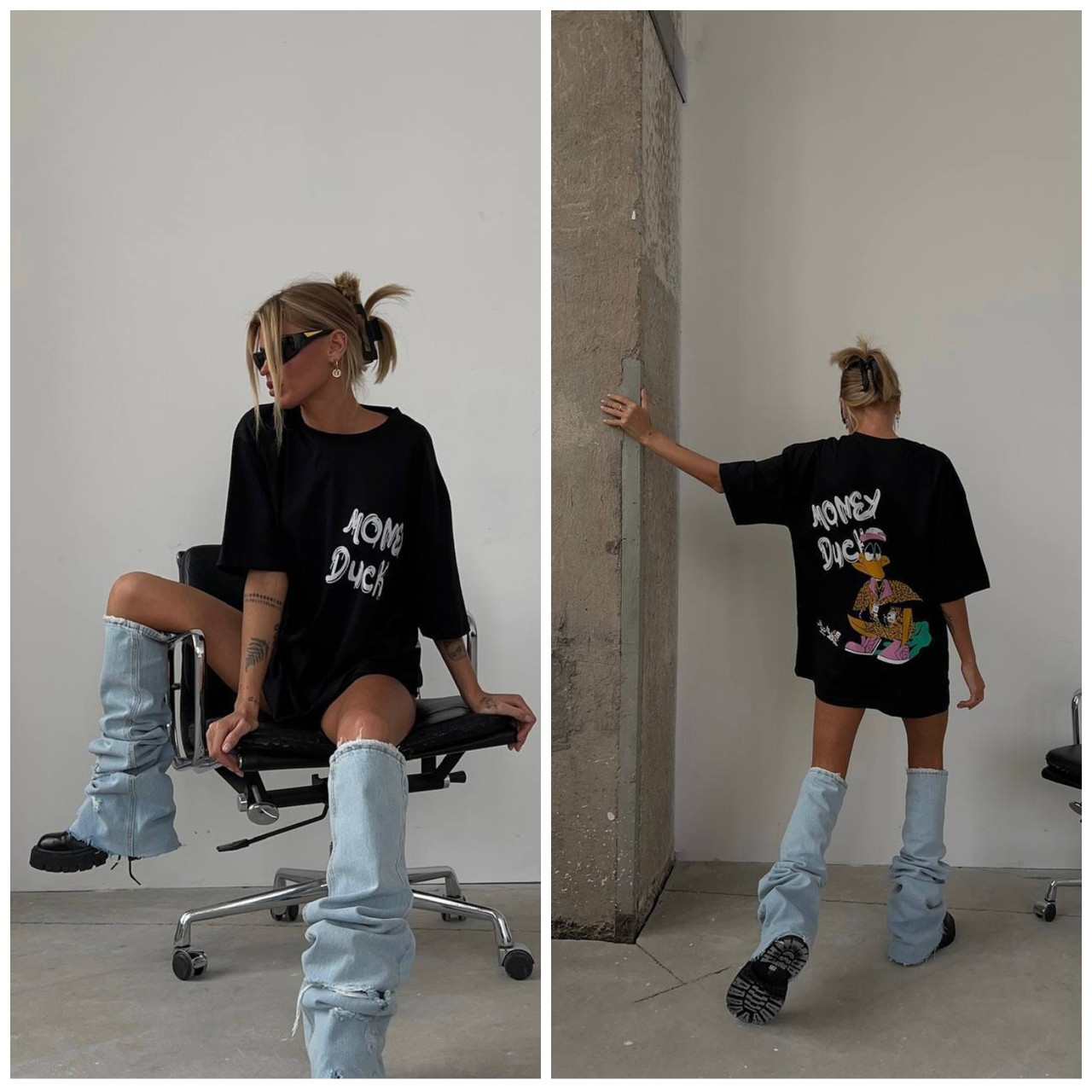 Жіноча футболка oversize Дональд Дак