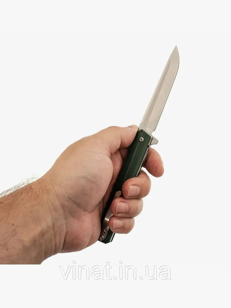 Складаний ніж Flipper D2 Tanto Green Зелений, фото 1
