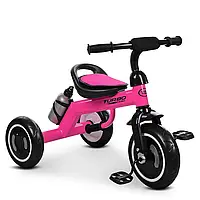 Велосипед детский трехколесный TURBO TRIKE M 3648-M-1 на ЕВА колесах. Pink - розовый