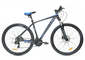 Велосипед гірський Crosser AL-LEON 29" 18 рама 21sSHIMANO+Hydraulic Чорно-синій