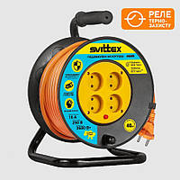 Удлинитель на катушке с термозащитой 40м, 2х1,5 мм² SVITTEX
