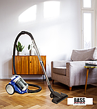 Пилосос циклонний , з контейнером для збору пилу ,безмішковий Bass Polska BH 10311, фото 9