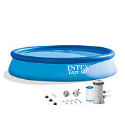 Надувний басейн Intex 28142 (396х84 см) (Картриджний фільтр-насос 2006 л/год)