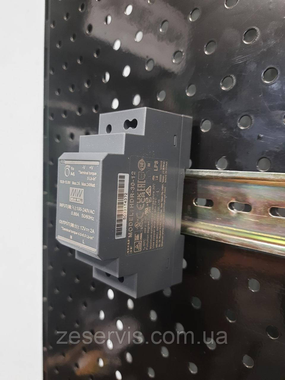 Блоки живлення на din-рейку HDR-30-12 30Вт/12В, Mean Well, фото 1