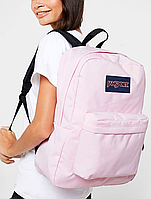 Яскравий міський рюкзак 25L Jansport Superbreak рожевий