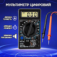 Мультиметр цифровой и тестер напряжения Digital FTIKE-832DT портативный вольтметр, амперметр, с прозвоном