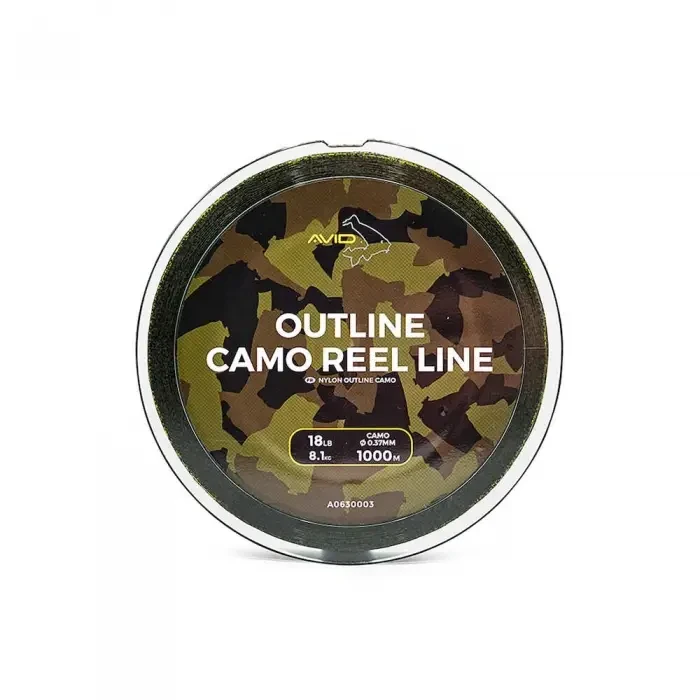 Волосінь Avid Carp Outline Camo Reel Line 0,28mm 10Lb/5,00kg 1000m