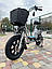 Вантажний електровелосипед MINAKO MONSTER PRO 60V 20Ah 1000W Chrome для кур'єрів з додатковим багажником, фото 2