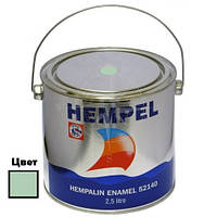 Краска HEMPALIN ENAMEL, салатовая (Green), 2,5 л, Hempel.