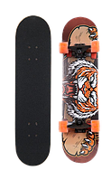 Скейтборд деревянный с ручкой "Tiger" 3108-1TX