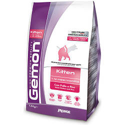 Gemon (Джемон) Kitten - Сухий корм з куркою та рисом для кошенят до 7 місяців 1.5  кг
