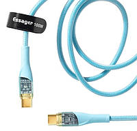 Кабель синхронизации данных Type-C на Type-C Essager Interstellar Transparent Design USB Charging Cable 20V/5A