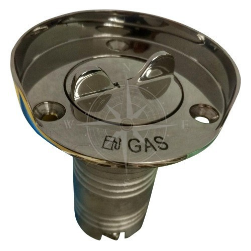 Горловина бака «GAS» 38 мм нержавіюча сталь Attwood суднова для човна і катера