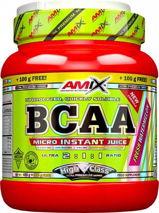 Амінокислоти Amix BCAA Micro Instant Juice 400 г + 100 г Манго, фото 2