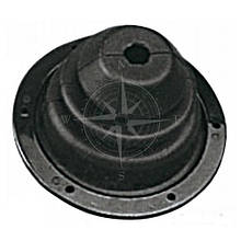 Втулка проходна для проводки тросів дистанційного управління човновим мотором 140 мм чорна гума Osculati суднова для човна і кате