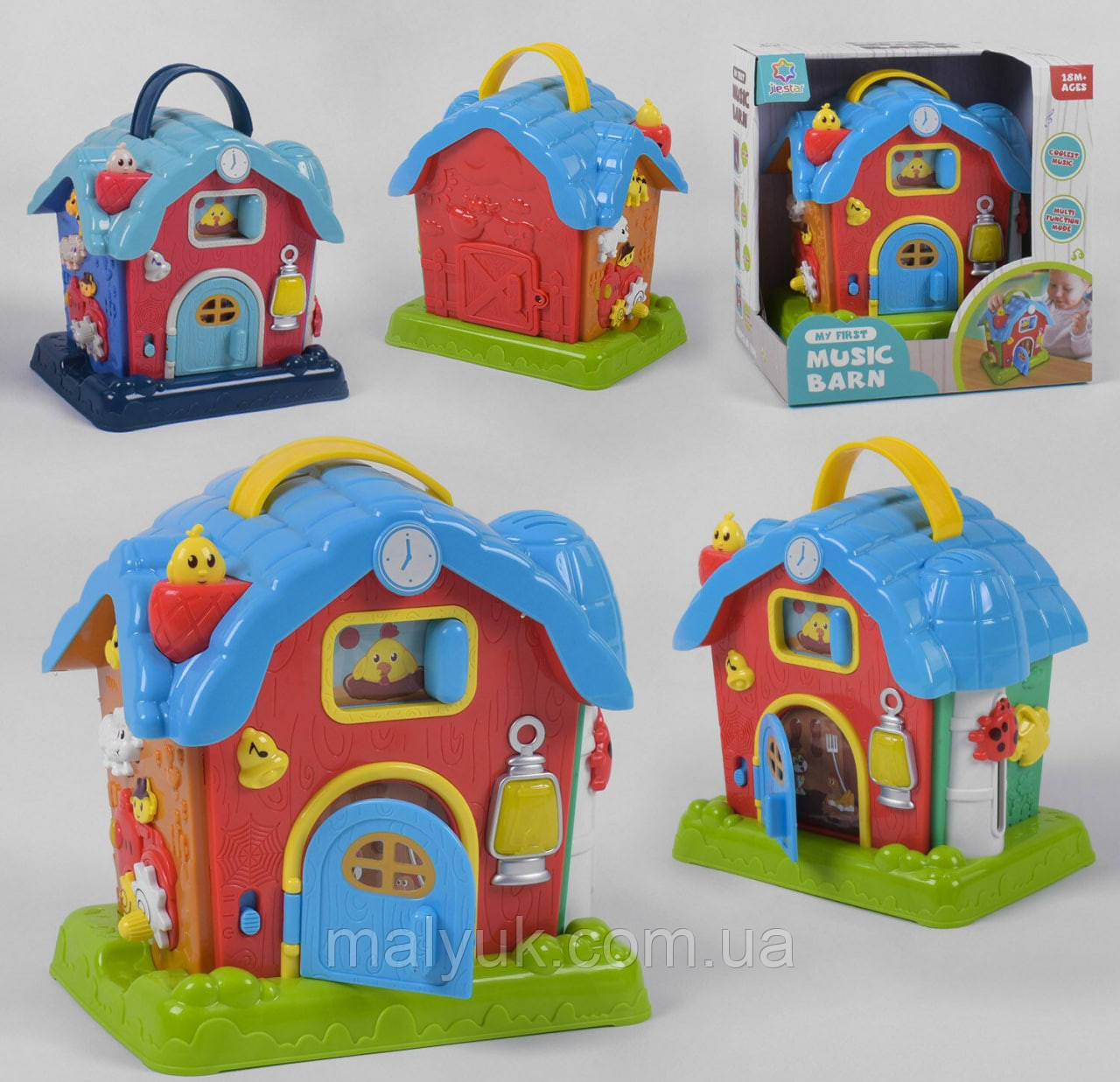 Будиночок 2 види, світло, звуки, англійська озвучка, в коробці
