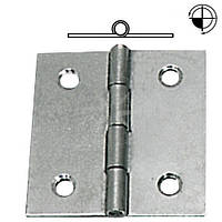 Петля, 25×30 мм, толщина 0,8 мм, нержавеющая сталь, Osculati.