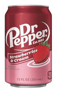 Dr. Pepper  Strawberries & Cream 355ml 1/12