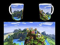 Чашка Майнкрафт подарок ребенку майн крафт майн minecraft подарок на праздники