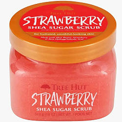 Скраб для тіла цукровий Strawberry Sugar Scrub TREE HUT 510 гр