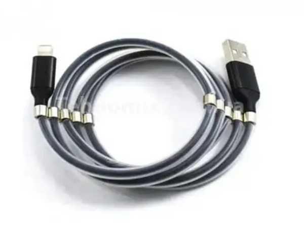 Data-кабель E-Cable Magnetic Absorption Micro-USB 1м чорний - фото 2 - id-p2105572270