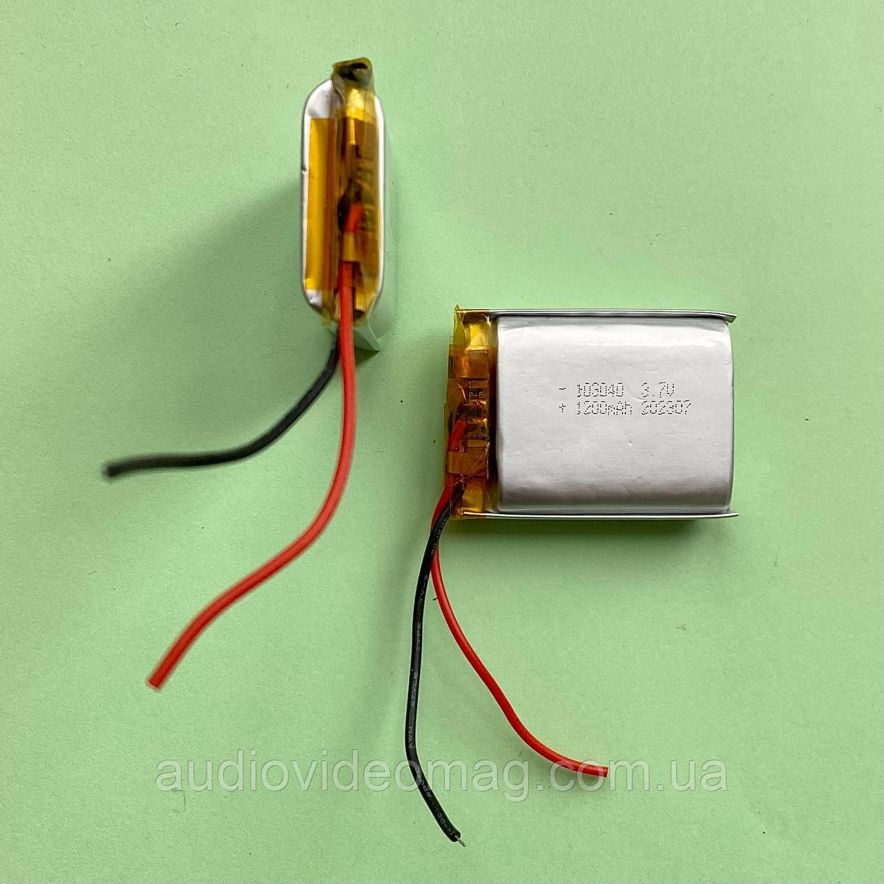 Акумулятор літий-полімерний 103040 3.7V Li-Pol 1200 mAh