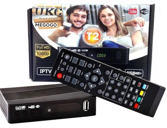 Цифровий ресивер DVB-T2 UKC 0967 з підтримкою Wi-Fi адаптера