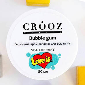 Крем-парафін холодний для рук та ніг Crooz Bubble gum 50 мл