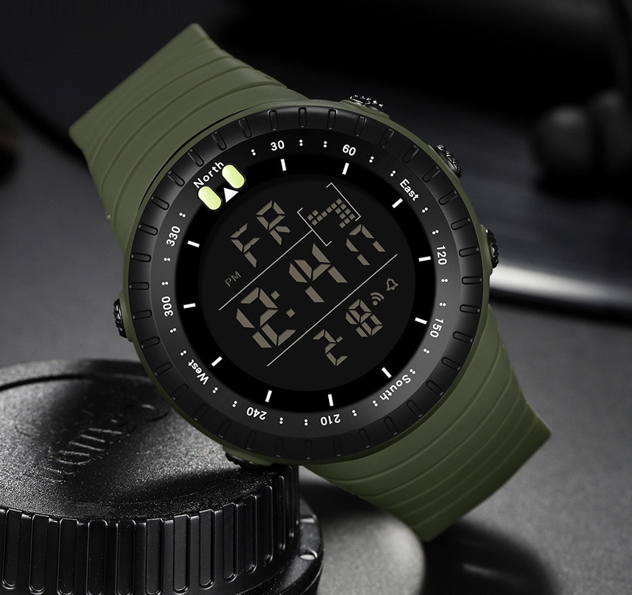 Годинник чоловічий тактичні Sanda Bike Green