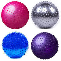 М'яч масажний фітнес GymBall 85 см для тренування 1400 г різні кольори