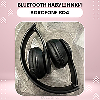 Bluetooth-наушники BOROFONE BO4 с активным шумопоглощением, TF картой, AUX режимом и 5 часов музыки Черный