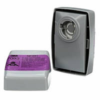 Сажовий фільтр проти твердих частинок 3M 7093CH, Картридж P100 з клапаном видиху Cool Flow стійкий до вогню та води