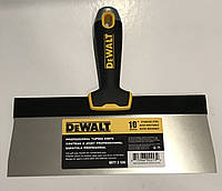 Шпатель DeWALT 10-дюймовый (254 мм) из нержавеющей стали, прорезиненная ручка