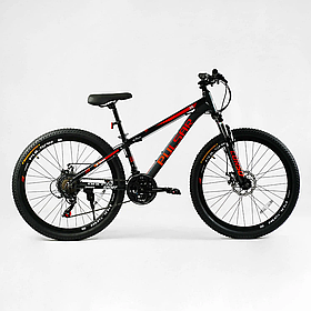 Велосипед спортивний Corso Pulsar на 26 дюймів, black 26707