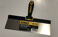 Шпатель DeWALT 12-дюймовый (305 мм) из нержавеющей стали, прорезиненная ручка