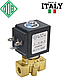 Електромагнітний клапан для пари 21A2KE45, 1/4", НЗ, 140С, нормально закритий, прямої дії ODE Італія., фото 2