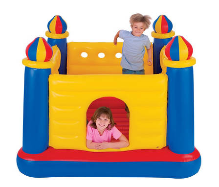 Надувний ігровий центр-батут Intex 48259 Castle Bouncer (175х175х135 см), фото 1