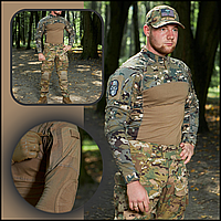Прочная тактическая кофта Ubacs рубашка всу боевая огнеупорная мультикам, тактическая и форменная одежда