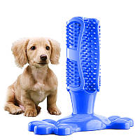Игрушка для для чистки зубов для собак 11501 12.6х9х4 см синяя m
