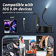 Ендоскопічна камера IP68 для iPhone, iPad, iOS Lighting Ø 8 мм 1м жорсткий, фото 5