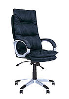 Комп'ютерне офісне крісло для керівника Яппі Yappi Anyfix PL-35 тканина PL-12 темно-синій Новий Стиль