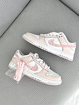 Жіночі Кросівки Nike SB Dunk Low Pink Paisley / Найк СБ Данк Пейслі Низькі Рожеві з Білим, фото 5
