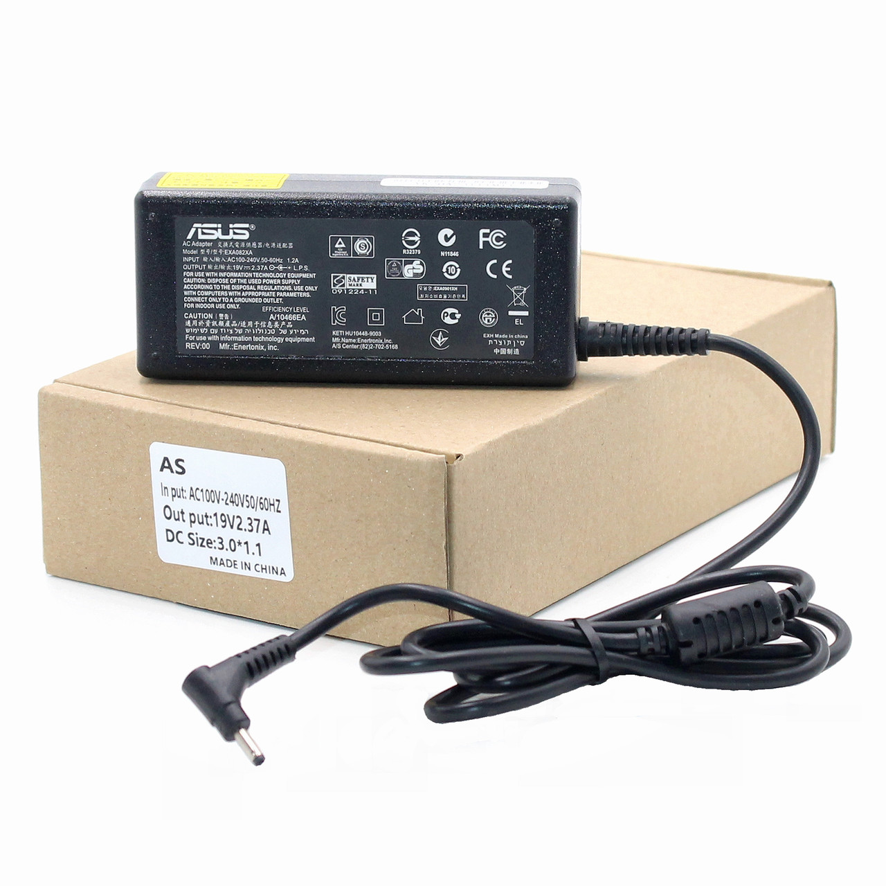 Зарядний пристрій блок живлення для ноутбука Asus 19V 2.37A 45W 3.0*1.1